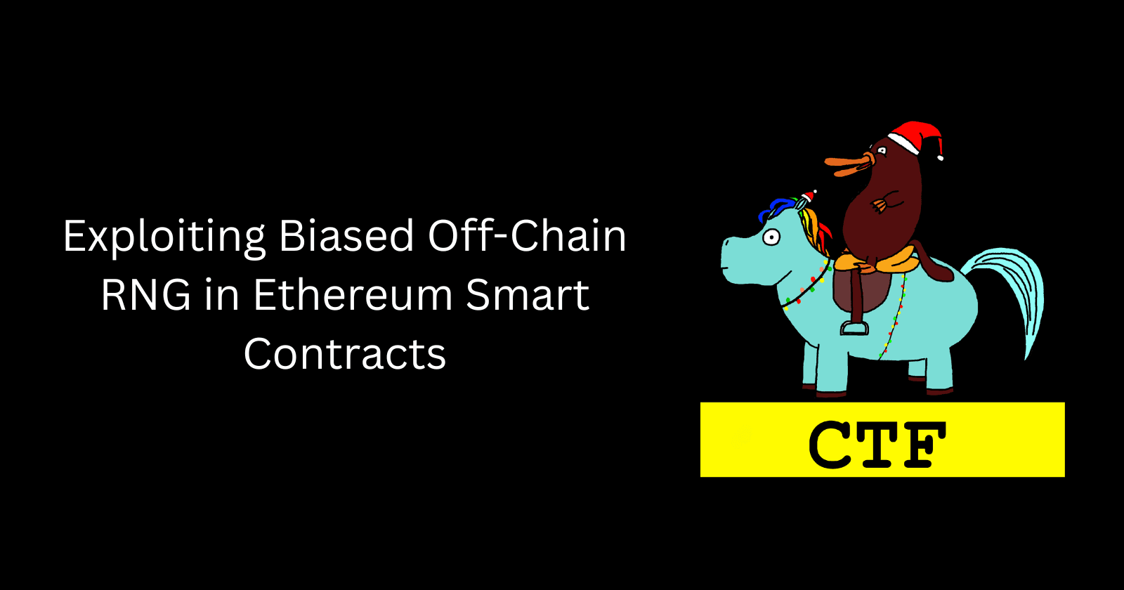 Exploiting Biased Off-Chain RNG in Ethereum Smart Contracts